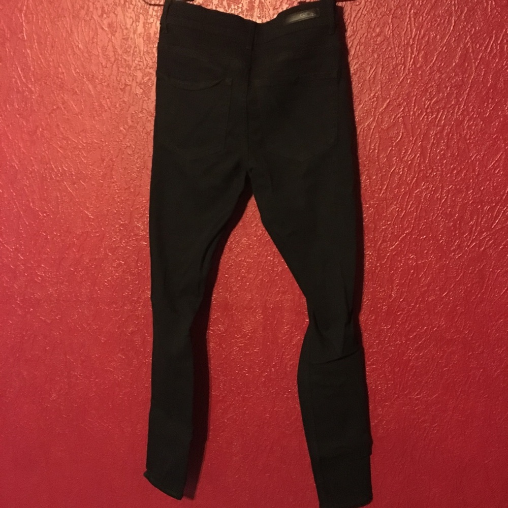 EXPRESS High-rise Ripped Jean Leggings  Sz 4 - Picture 4 of 7